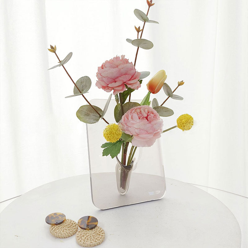 Akryl Fotoram Vas Blomsterarrangör