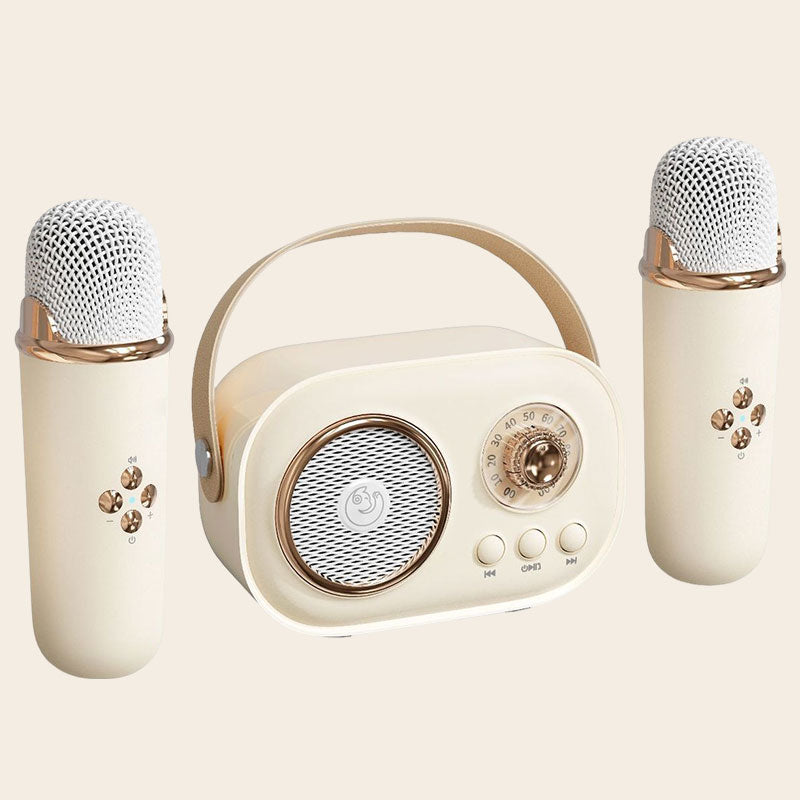 Mini Karaoke Machine Bärbar Bluetooth-högtalare