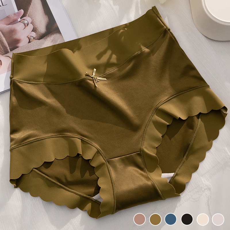 ( 🎁 2024 Nytt År Hot Sale 70% rabatt🎁)Pay1 Få 2(3paket) Premium Satin Antibakteriell Ice Silk Fuktabsorberande trosor