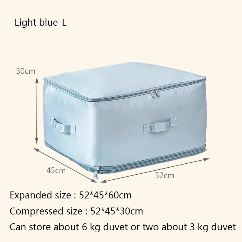 đ„Komprimerande förvaringsvĂ€ska för tĂ€cken med stor kapacitet