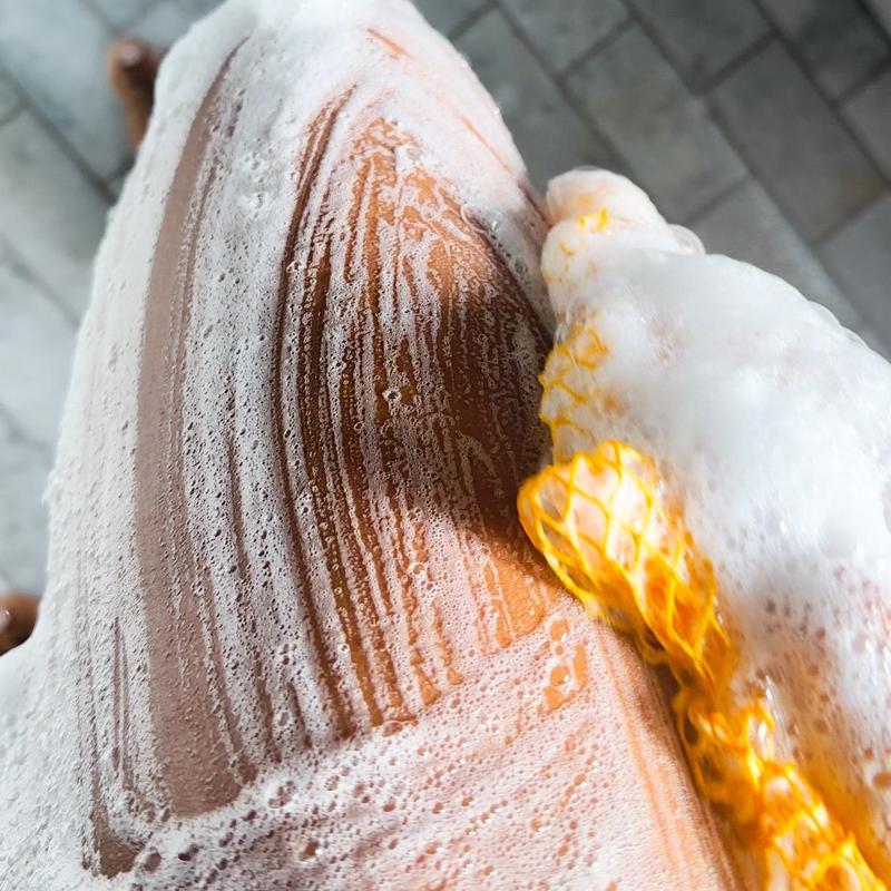 đ„Rea Med 49% RabattâšAfrika Exfolierande Badhandduk I NĂ€tsvamp