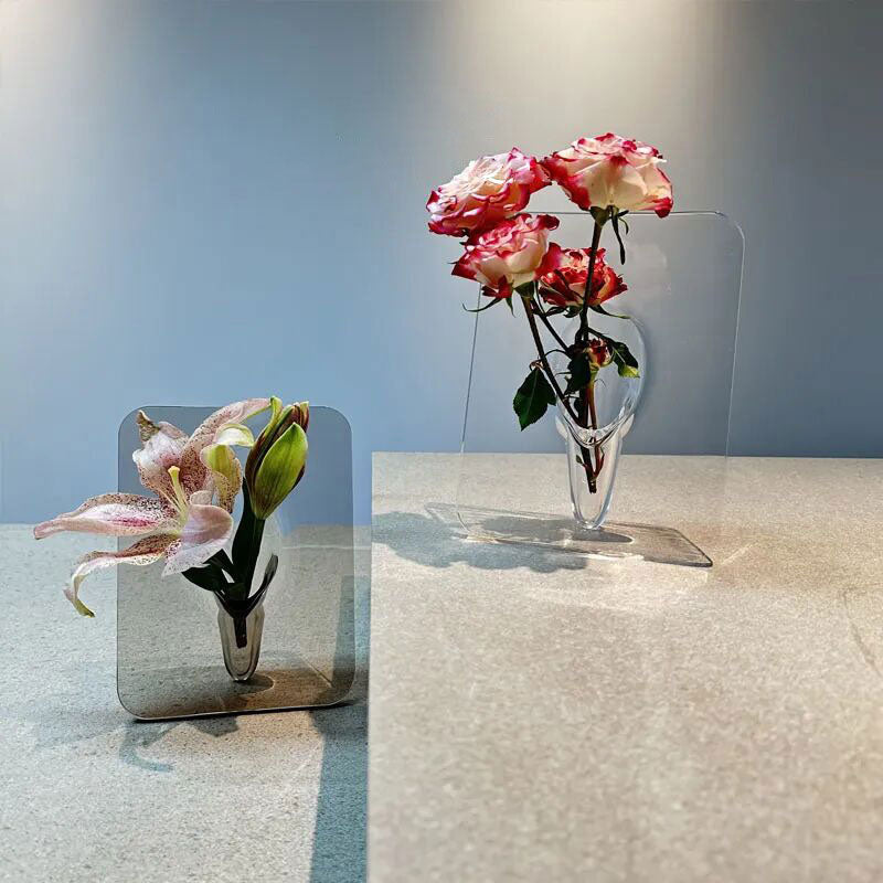 Akryl Fotoram Vas Blomsterarrangör