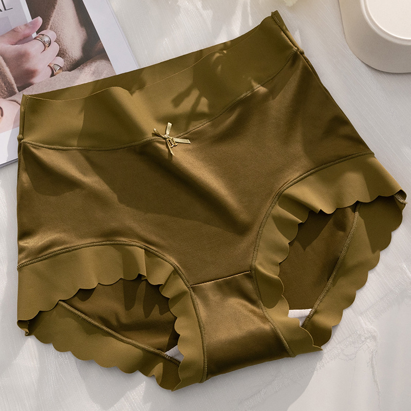 ( 🎁 2024 Nytt År Hot Sale 70% rabatt🎁)Pay1 Få 2(3paket) Premium Satin Antibakteriell Ice Silk Fuktabsorberande trosor