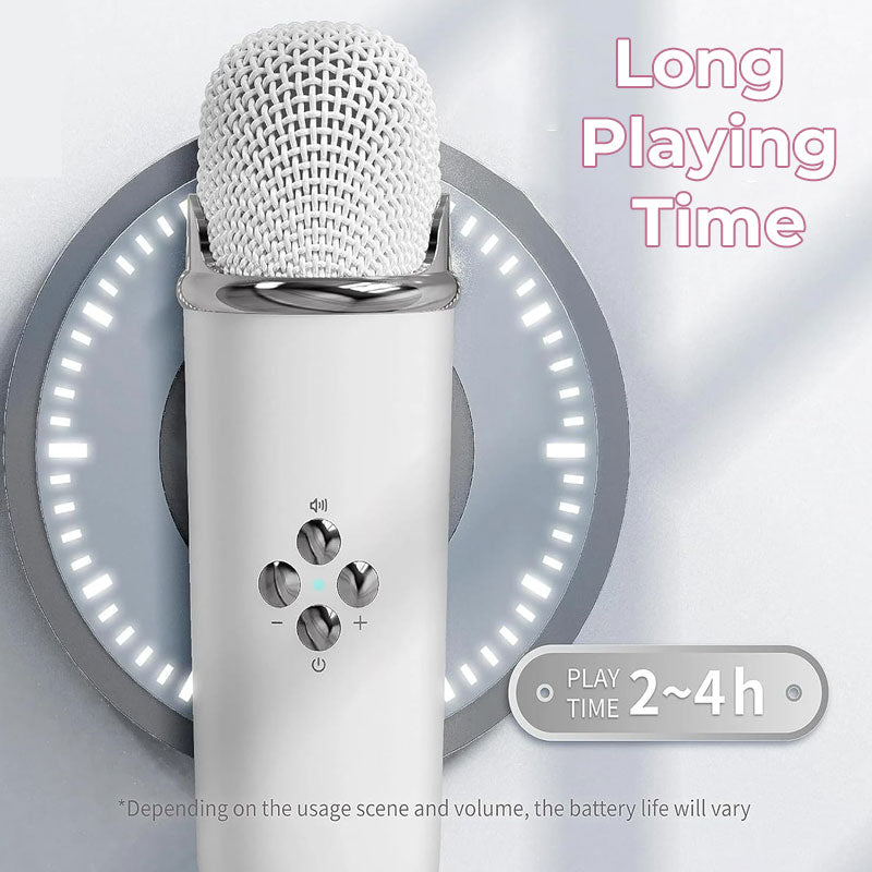 Mini Karaoke Machine Bärbar Bluetooth-högtalare