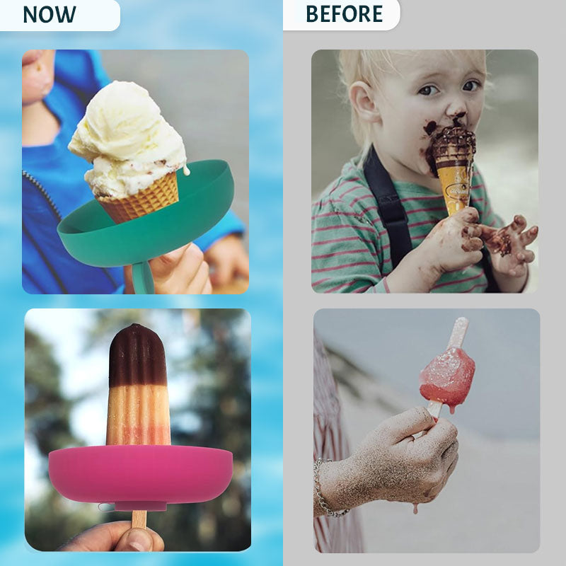 Popsicle-glassställ i silikon