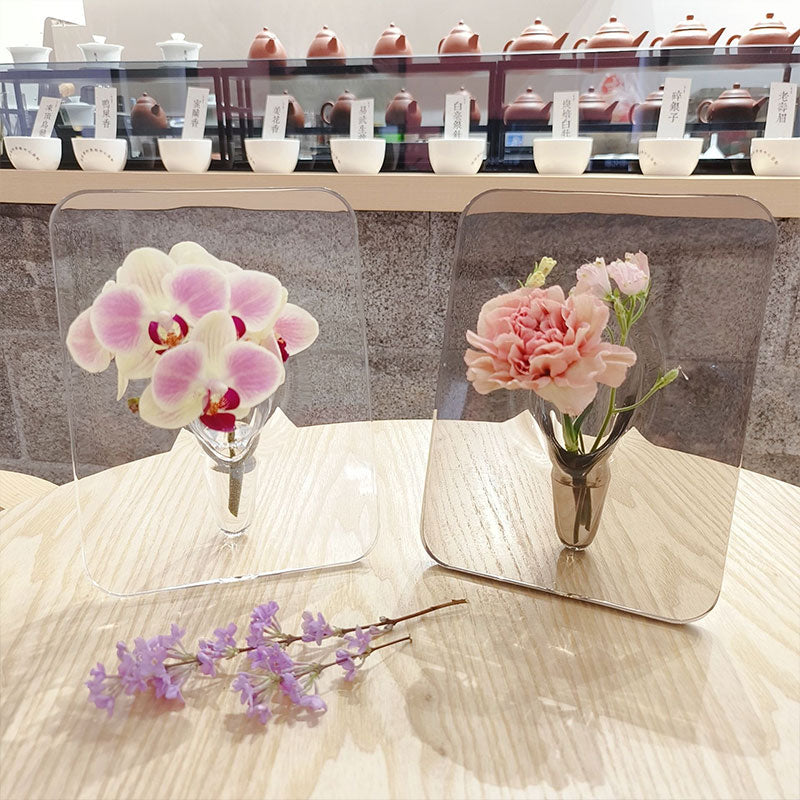 Akryl Fotoram Vas Blomsterarrangör