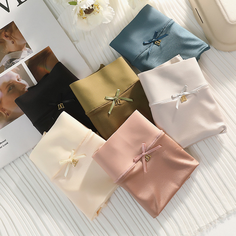 ( 🎁 2024 Nytt År Hot Sale 70% rabatt🎁)Pay1 Få 2(3paket) Premium Satin Antibakteriell Ice Silk Fuktabsorberande trosor