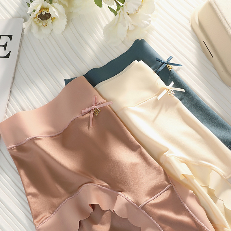 ( 🎁 2024 Nytt År Hot Sale 70% rabatt🎁)Pay1 Få 2(3paket) Premium Satin Antibakteriell Ice Silk Fuktabsorberande trosor