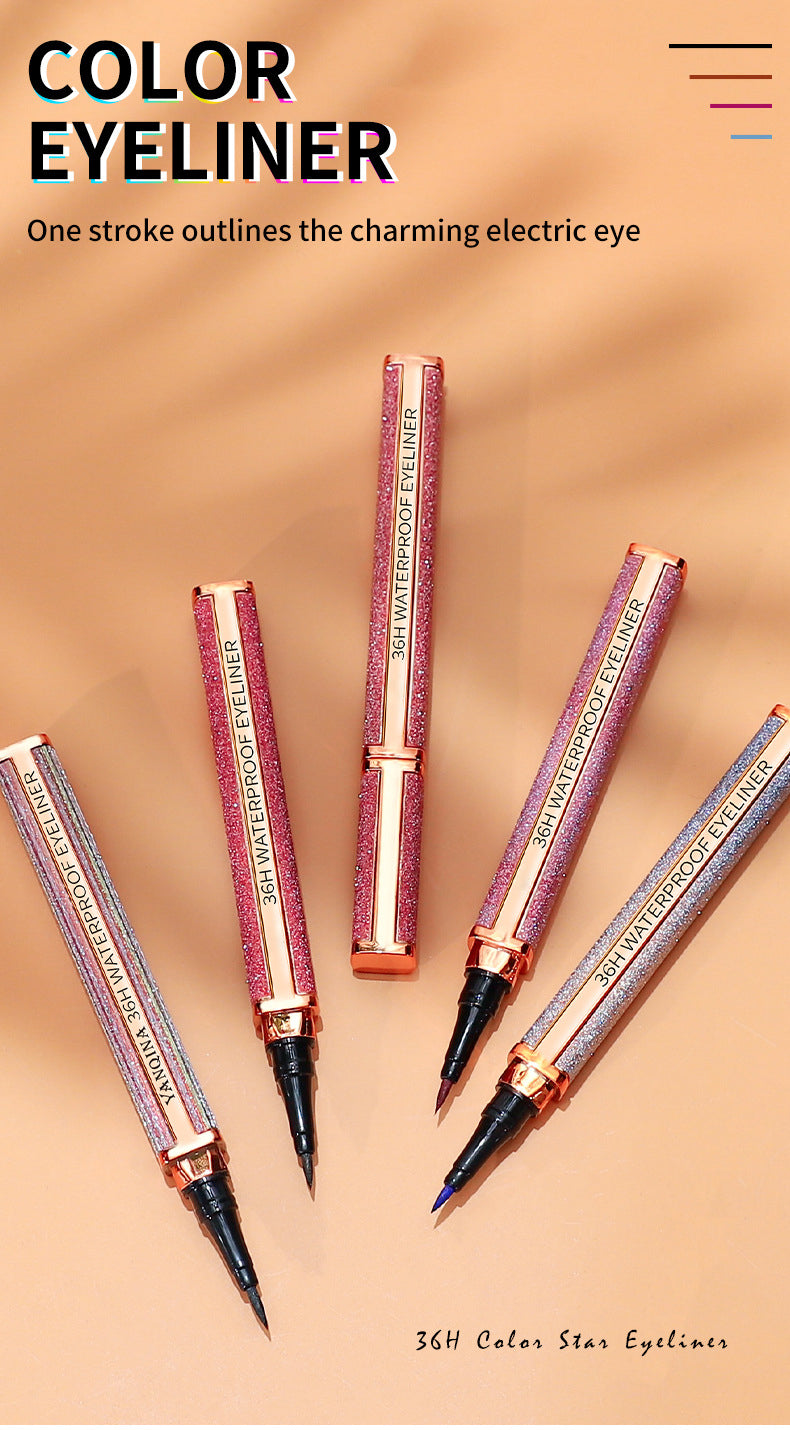 FĂ€rgad vattenfast eyeliner