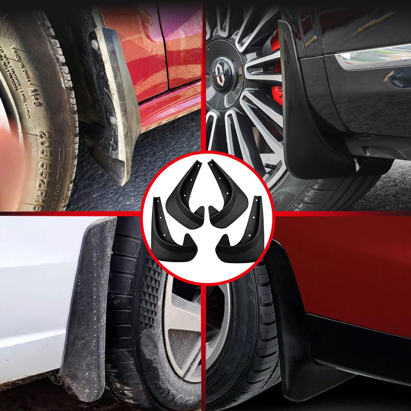 Universella stänkskydd för däck, Automotive, utan borrning (4 st)