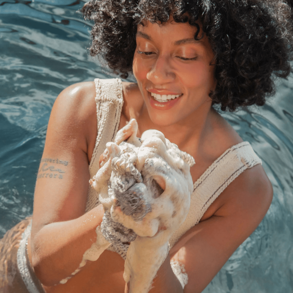 đ„Rea Med 49% RabattâšAfrika Exfolierande Badhandduk I NĂ€tsvamp