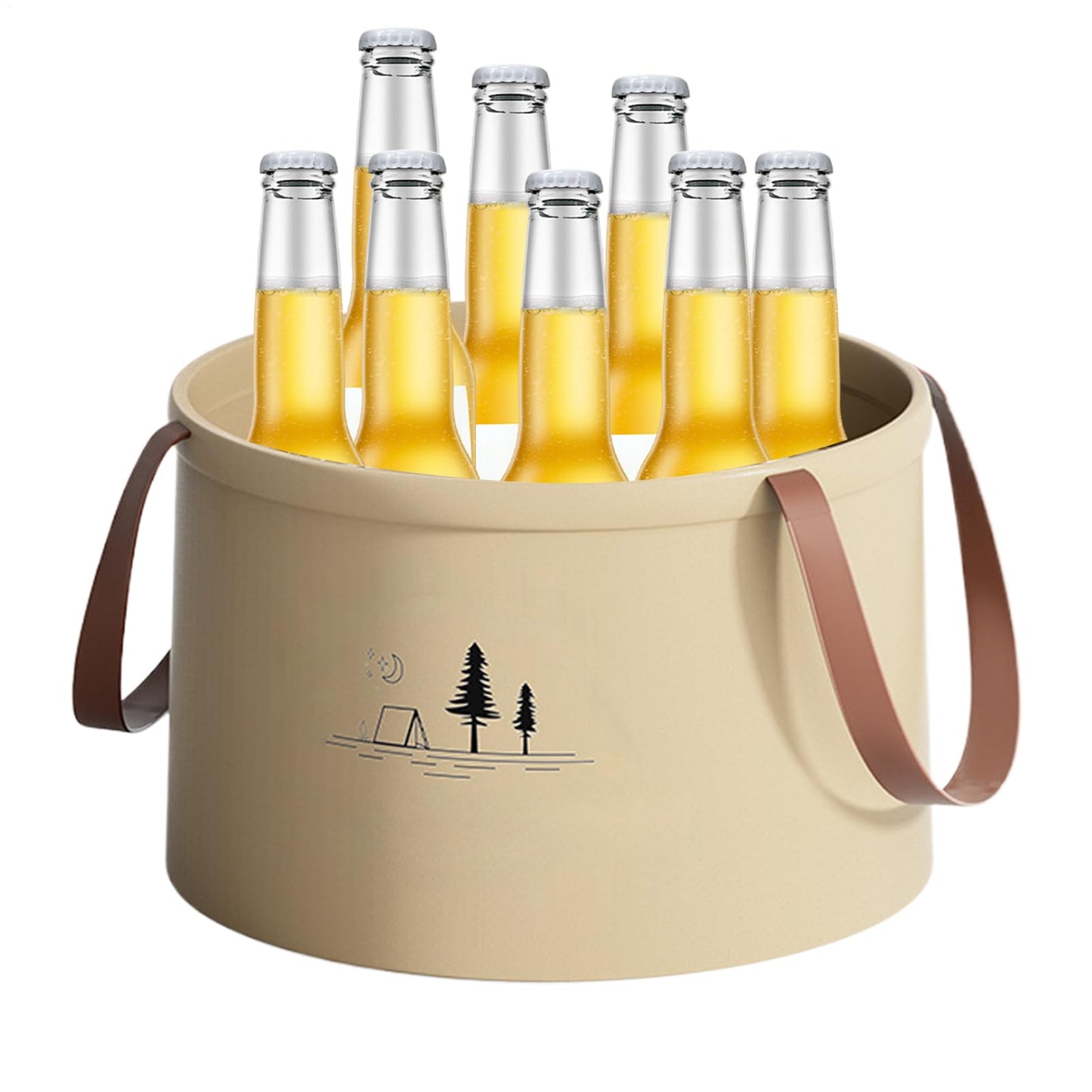 Hopfällbar vattenbehållare