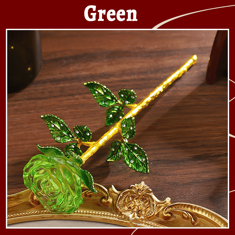 đčValentine Hot Sale 50 % rabattđFör evigt blommande kristallros