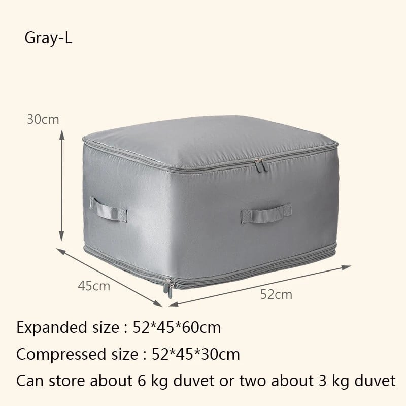 đ„Komprimerande förvaringsvĂ€ska för tĂ€cken med stor kapacitet