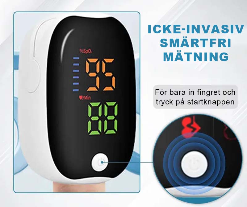 Fingerklämma Oximeter