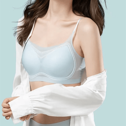 Sommar Sömlös Ultra Tunn Plus Storlek Ice Silk Comfort BH