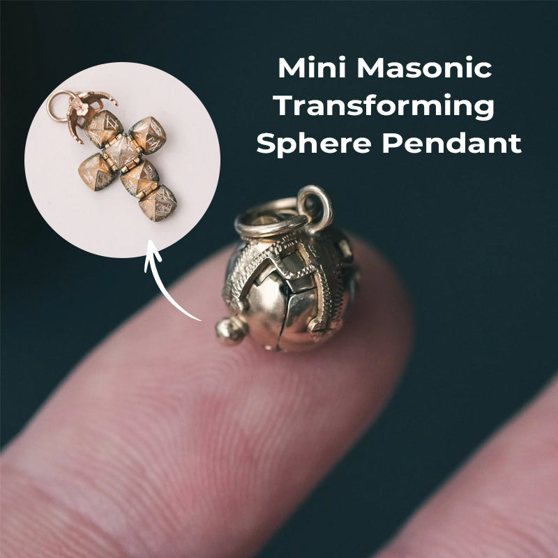 Mini Masonic Transforming Sphere-hänge