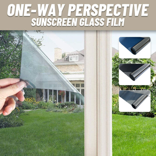 Envägsperspektiv Solskyddsglasfilm