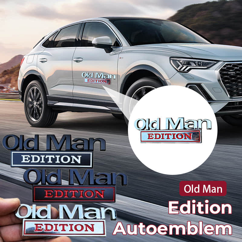 🚗 Old Man Edition bilemblem