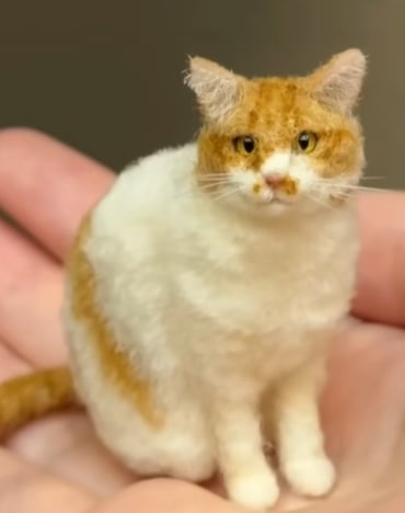 🔥SISTA DAGEN 49 % RABATT -🐱💖Mini filtad ullkat