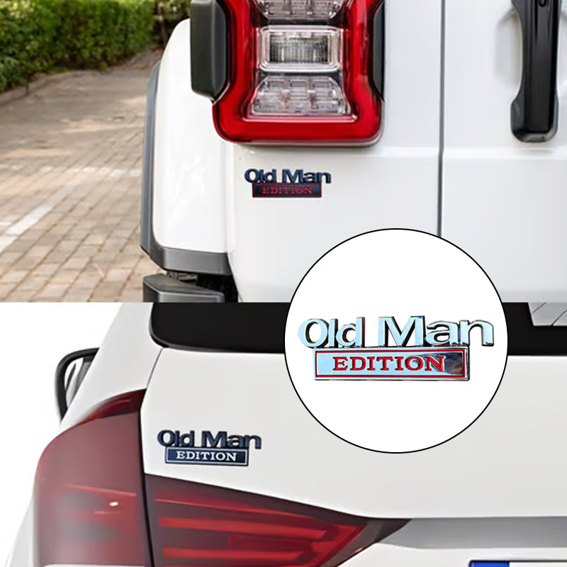 🚗 Old Man Edition bilemblem