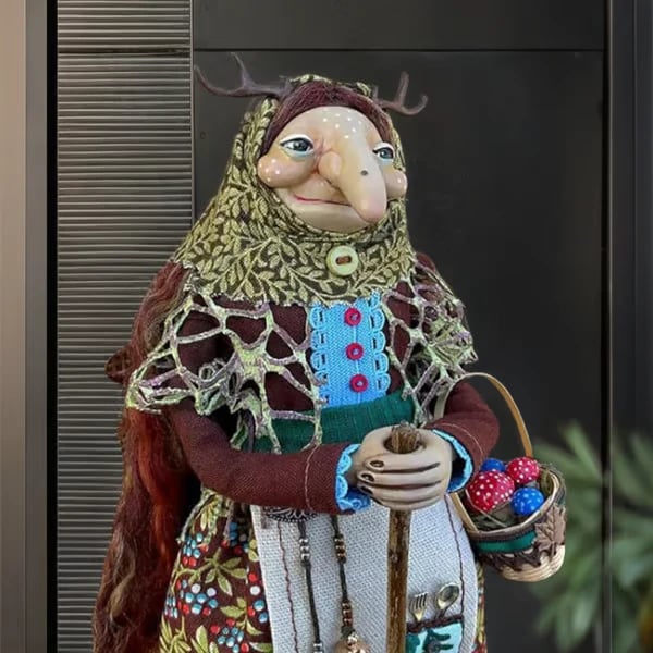 ✨Begränsad upplaga – endast 1000 handgjorda kökshäxdockor kvar!