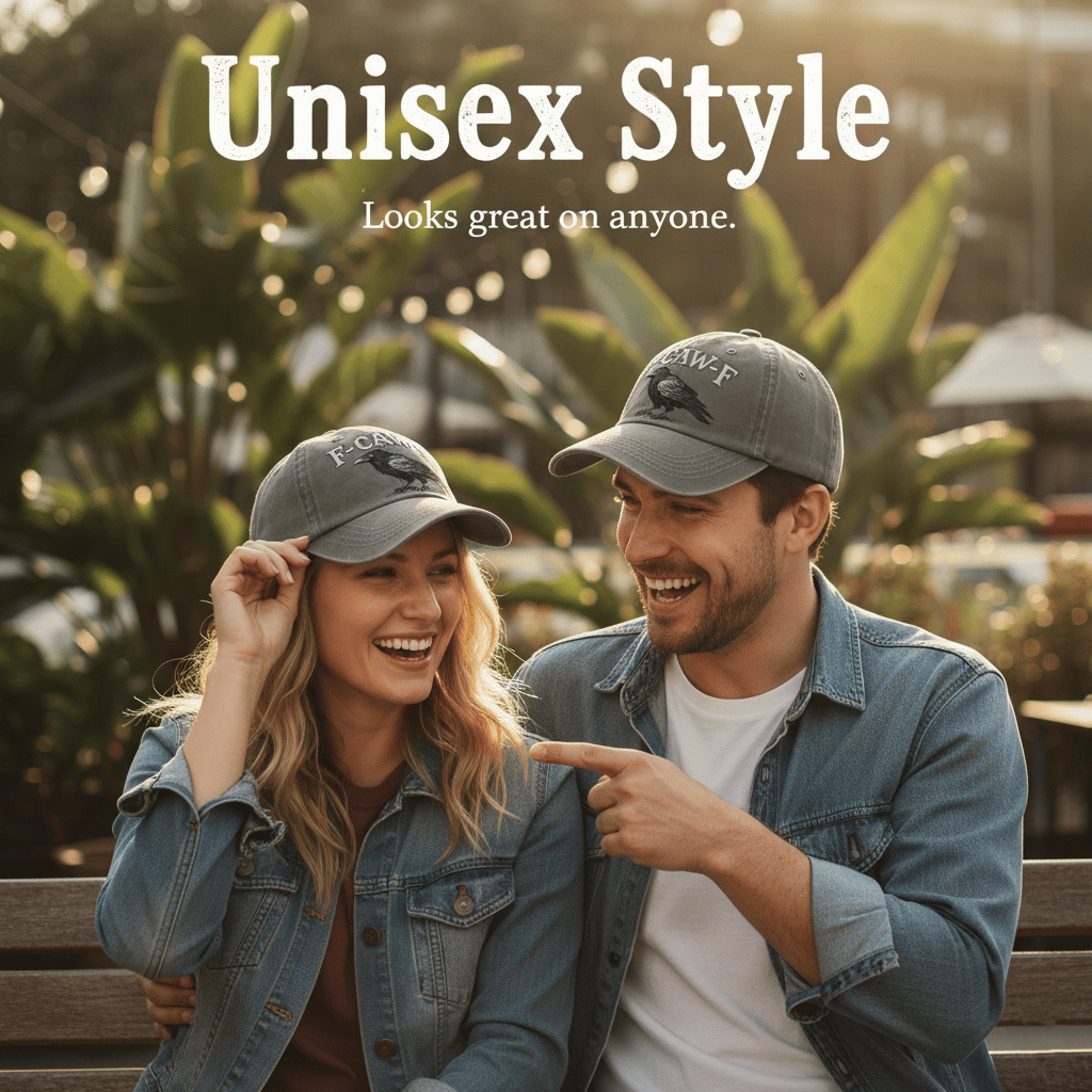 🔥Sista dagen 49 % rabatt - 🐦‍⬛F-CAW-F Crow Hat