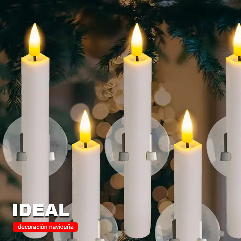 🎄 Julspecial 🔥 6st flammfria LED-fönsterljus