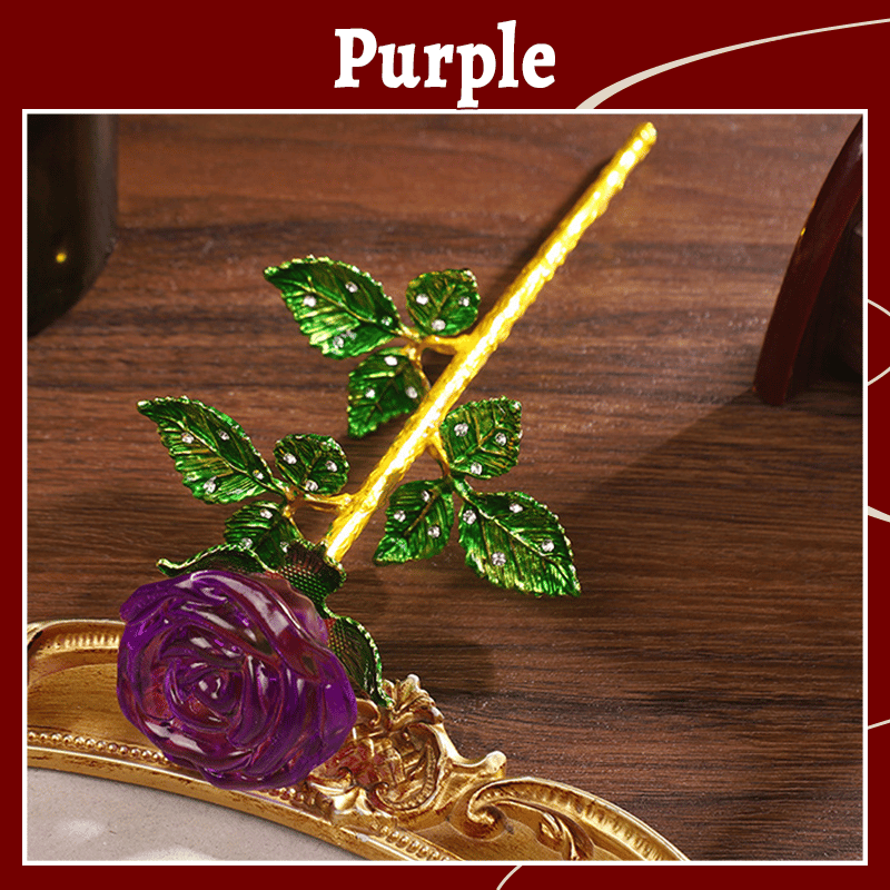 🌹Valentine Hot Sale 50 % rabatt💕För evigt blommande kristallros