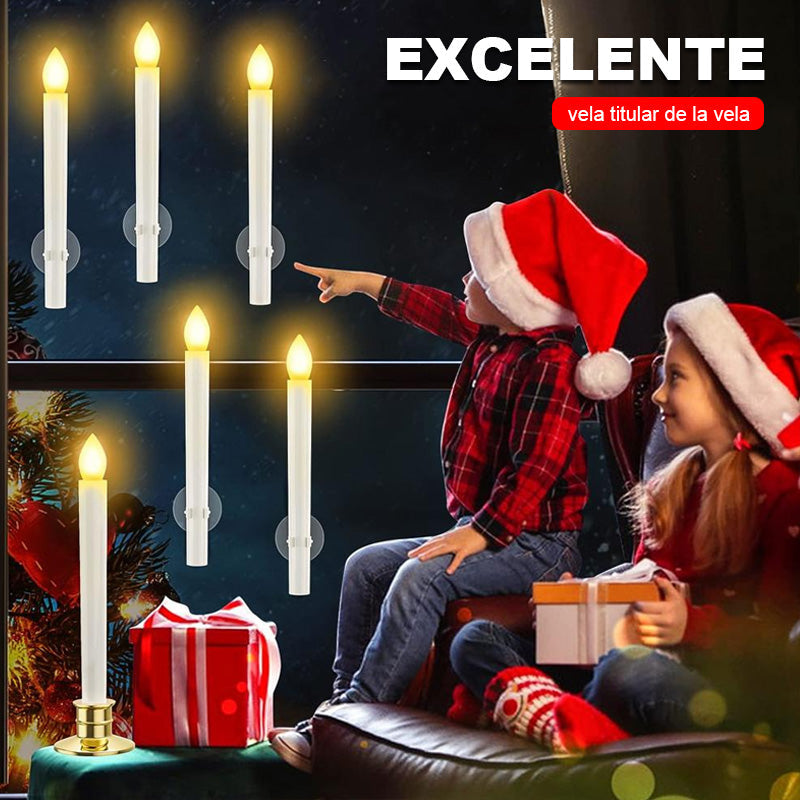 🎄 Julspecial 🔥 6st flammfria LED-fönsterljus