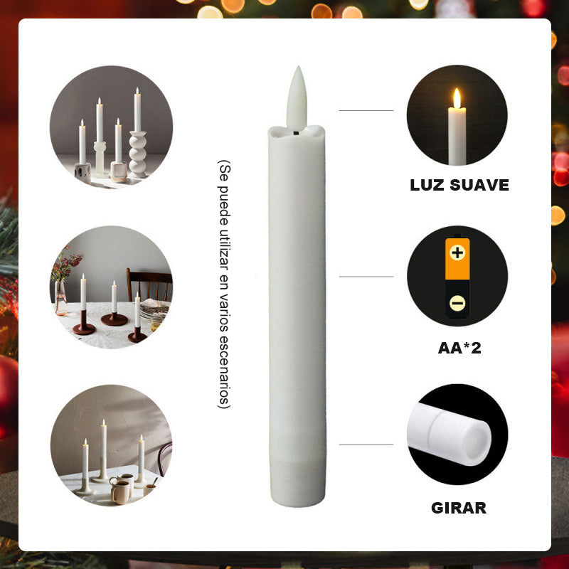 🎄 Julspecial 🔥 6st flammfria LED-fönsterljus