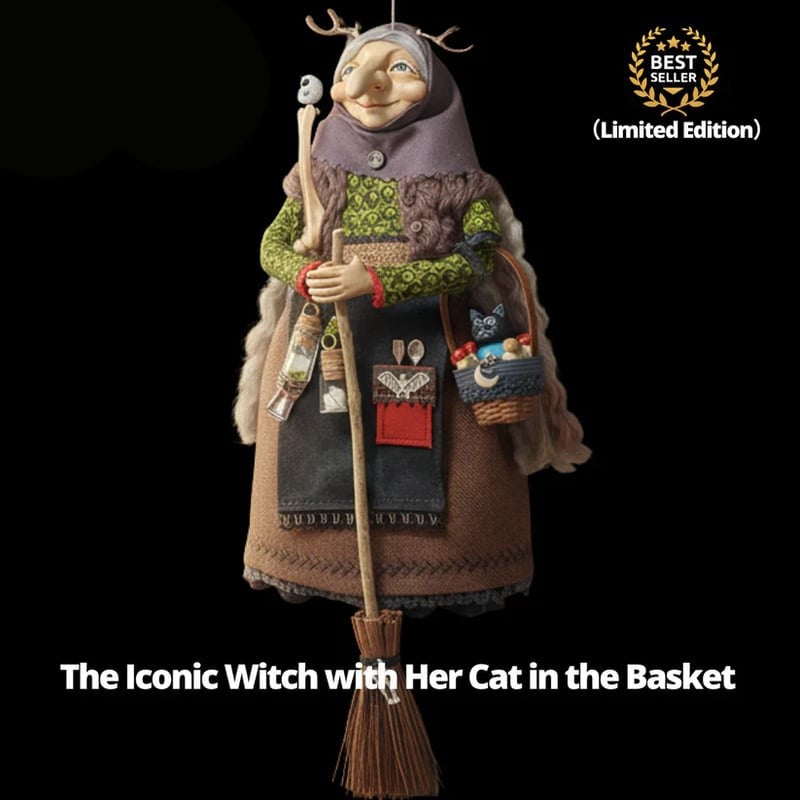 ✨Begränsad upplaga – endast 1000 handgjorda kökshäxdockor kvar!