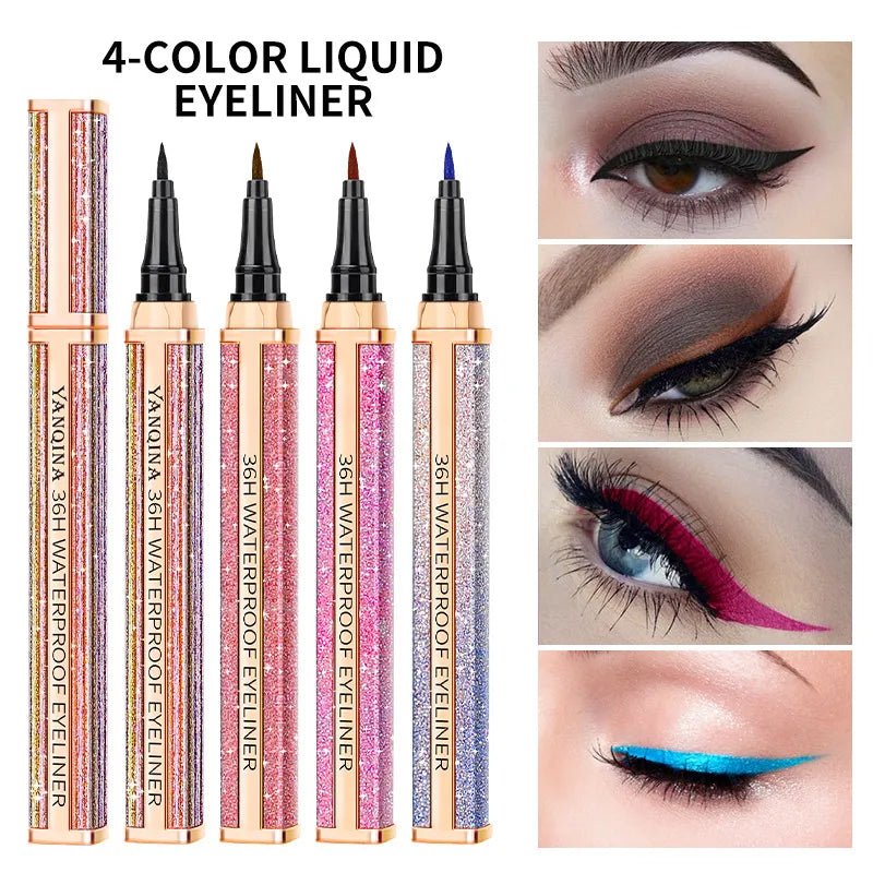 Färgad vattenfast eyeliner