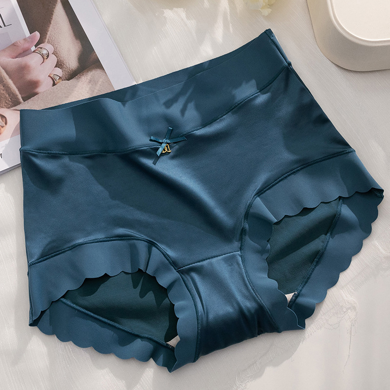 ( 🎁  2024 Nytt År Hot Sale  70% rabatt🎁)Pay1 Få 2(3paket) Premium Satin Antibakteriell Ice Silk Fuktabsorberande trosor
