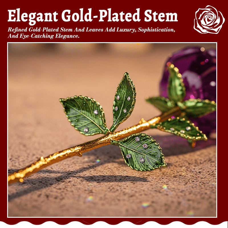 🌹Valentine Hot Sale 50 % rabatt💕För evigt blommande kristallros