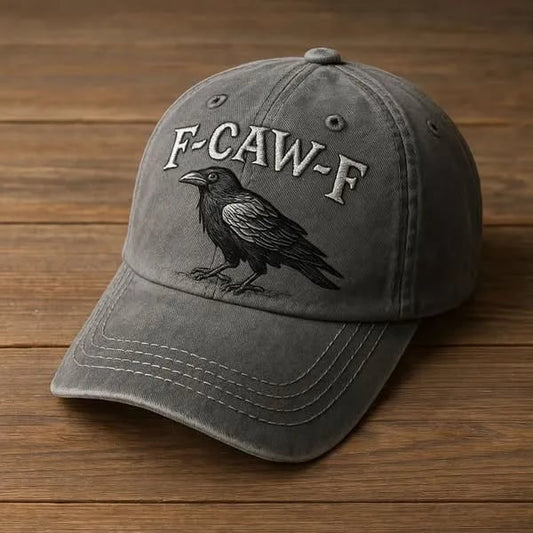 🔥Sista dagen 49 % rabatt - 🐦‍⬛F-CAW-F Crow Hat