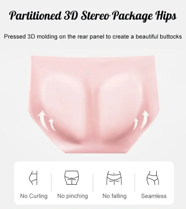 ( 🎁  2024 Nytt År Hot Sale  70% rabatt🎁)Pay1 Få 2(3paket) Premium Satin Antibakteriell Ice Silk Fuktabsorberande trosor