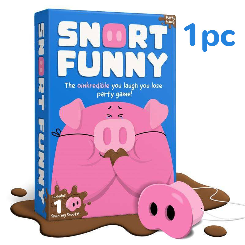 Snort Funny: Partyspelet "Skratta och du förlorar" 🐷