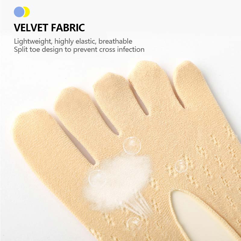 Andningsbara sammetsstrumpor (5 st)