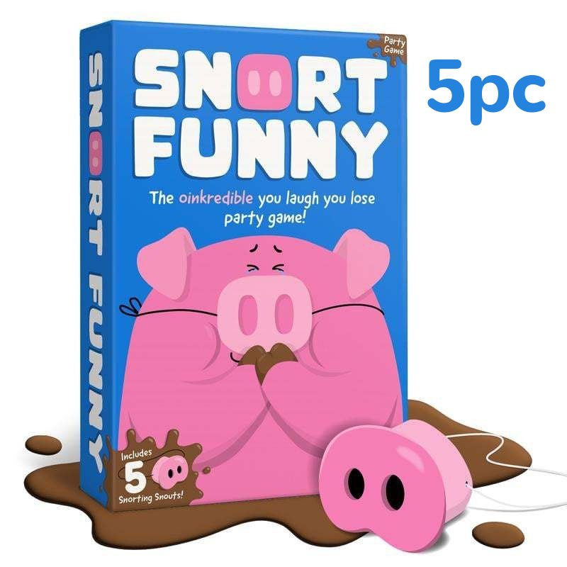 Snort Funny: Partyspelet "Skratta och du förlorar" 🐷