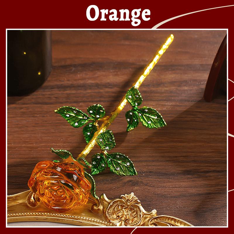 🌹Valentine Hot Sale 50 % rabatt💕För evigt blommande kristallros