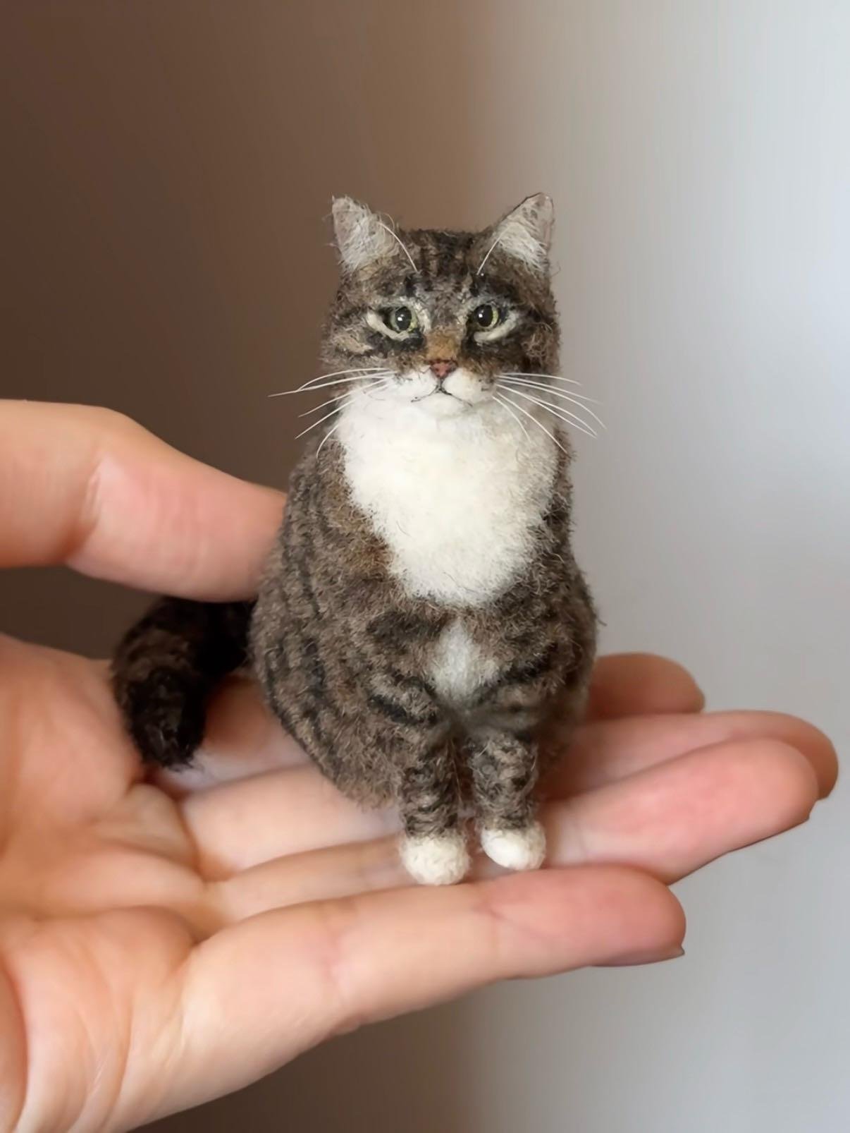 🔥SISTA DAGEN 49 % RABATT -🐱💖Mini filtad ullkat