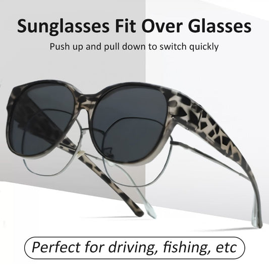😎Solglasögon med UV38-skydd, lämpliga för glasögon🔥Köp 1 Få 1 gratis