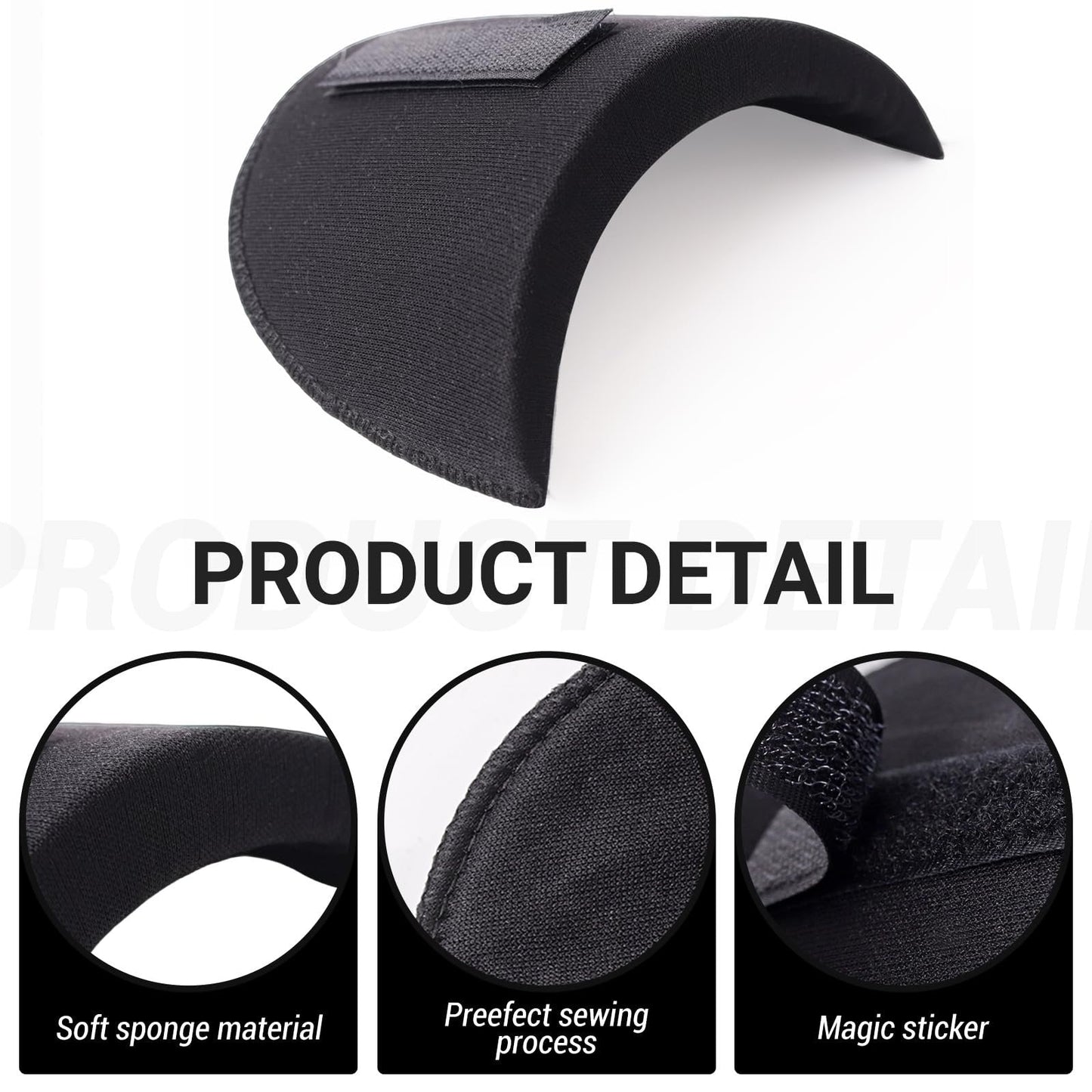 2 par infällda axelvadda