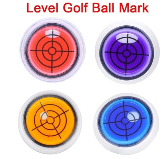 🔥(Golftrainer) Golfbollsmarkör Rund keps Clip Mark med vattenpassfunktion