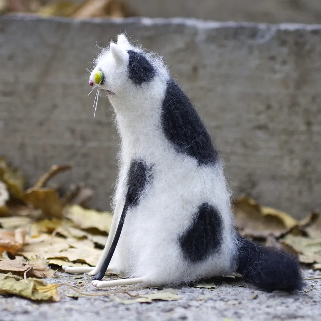 🎄✨Familjärer av ullfilt – originella handgjorda följeslagar