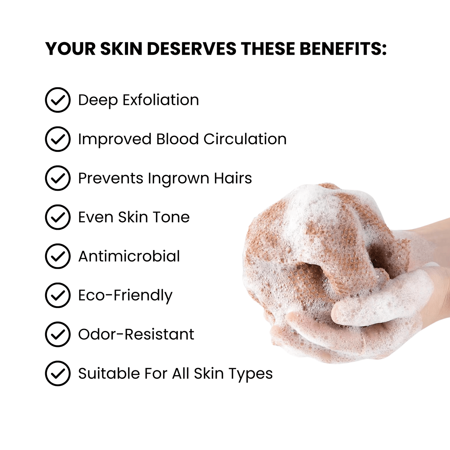 🔥Rea Med 49% Rabatt✨Afrika Exfolierande Badhandduk I Nätsvamp
