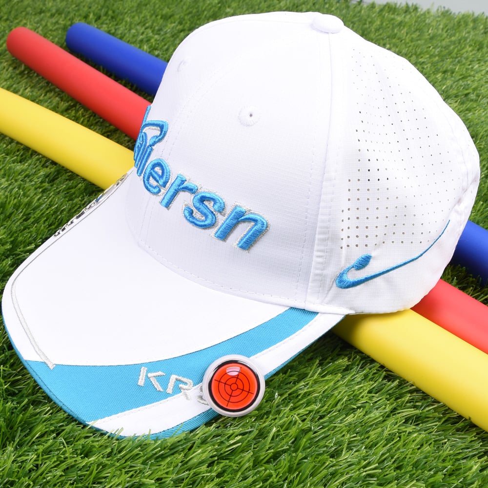 🔥(Golftrainer) Golfbollsmarkör Rund keps Clip Mark med vattenpassfunktion
