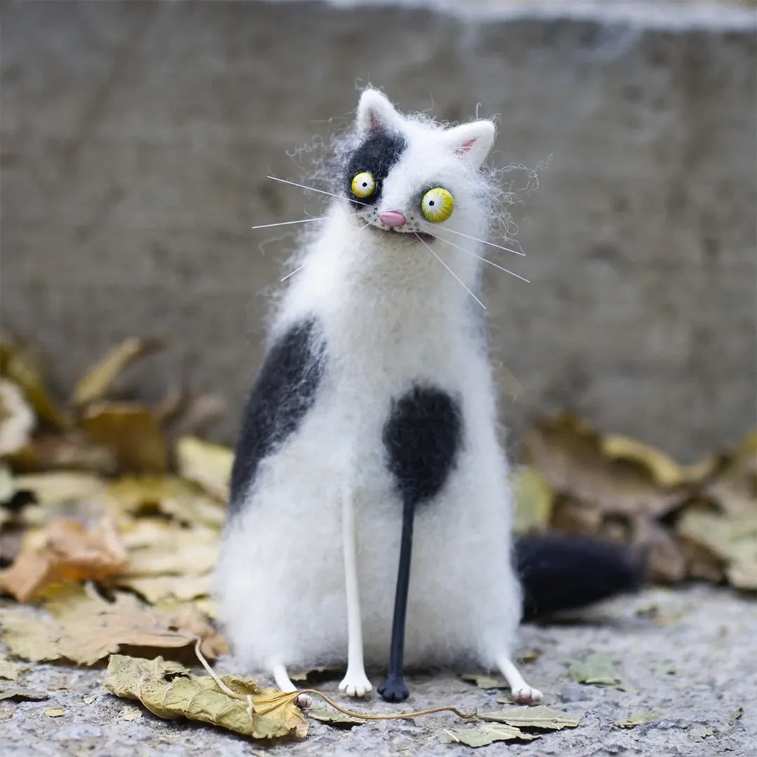 🎄✨Familjärer av ullfilt – originella handgjorda följeslagar