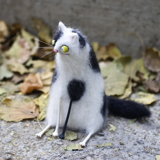 🎄✨Familjärer av ullfilt – originella handgjorda följeslagar